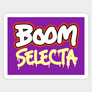 Boom Selecta DJ Sticker